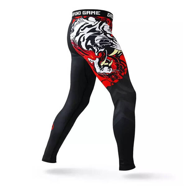 Legginsy męskie Ground Game White Tiger