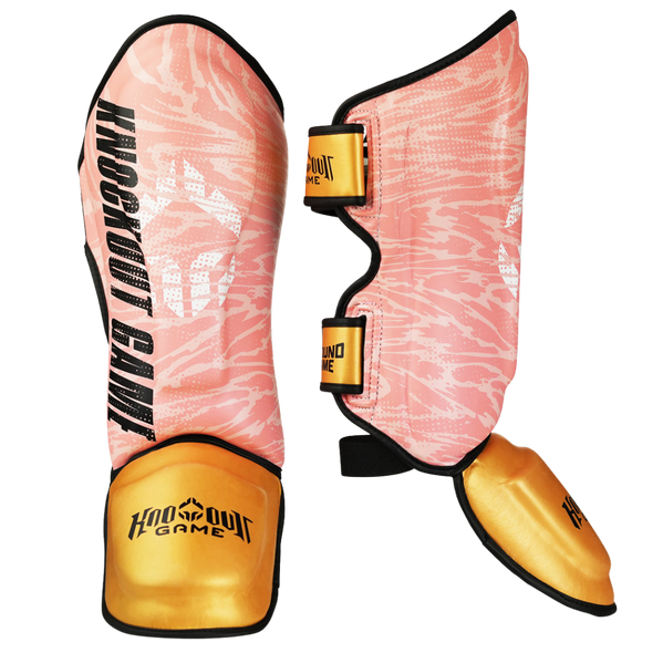 Ochraniacze na piszczele Ground Game Prime Pink
