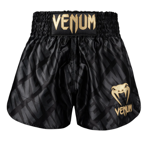 Spodenki Muay Thai Venum Contender XT Czarny/Złoty