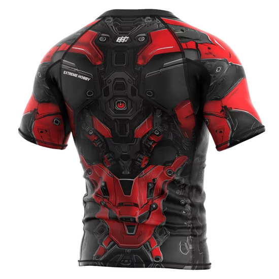 Rashguard męski Extreme Hobby Iron Force Czerwony