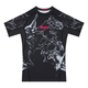 Rashguard z krótkim rękawem męski Manto Flux Czarny