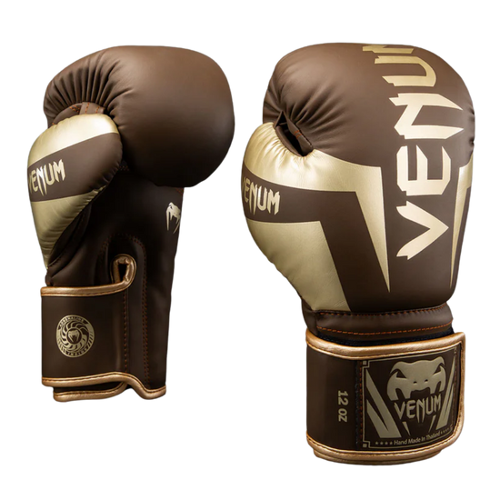 Rękawice bokserskie Venum Elite Boxing Brązowe