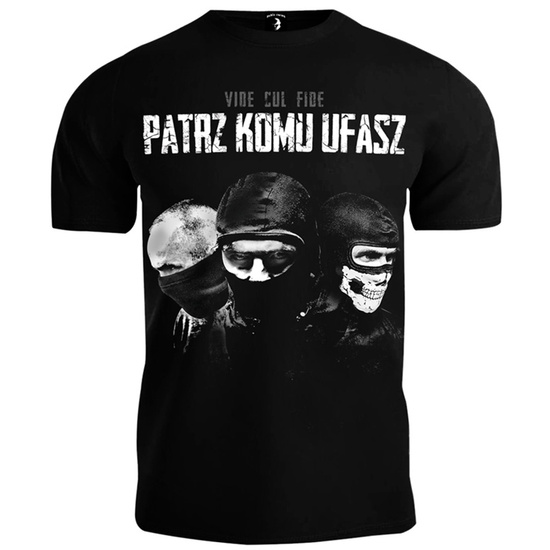 Koszulka męska Public Enemy Patrz Komu Ufasz Czarna