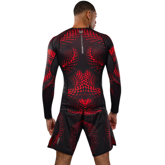 Rashguard z długim rękawem męski Venum Matupa Czerwony