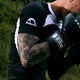 Rashguard z krótkim rękawem męski Manto Ranked 25 Biały