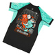 Rashguard z krótkim rękawem męski Ground Game Fukutsu Czarny