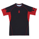 Rashguard z krótkim rękawem męski Manto Hell Czarny