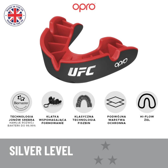 Szczęka Opro UFC Silver Biała