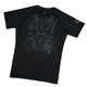 Rashguard z krótkim rękawem męski Ground Game Shadow Czarny