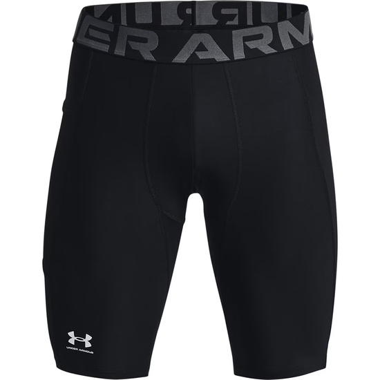 Spodenki treningowe męskie Under Armour Heat Gear Long 1361602 Czarne