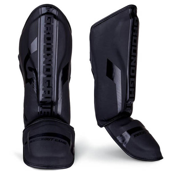 Ochraniacze na piszczele Ground Game Stripe Black