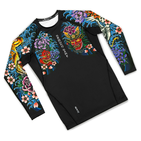 Rashguard męski Ground Game Bushido 4.0 Longsleeve Czarny