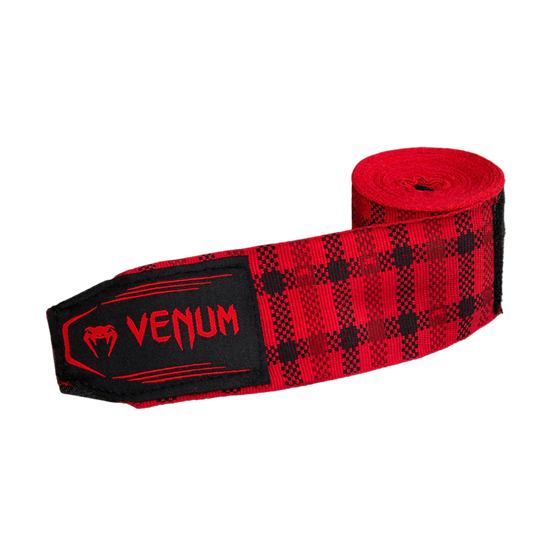 Owijki/Bandaże bokserskie Venum Tartan 3m Czerwone