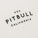 Koszulka męska Pit Bull Slim Fit USA CAL Off White