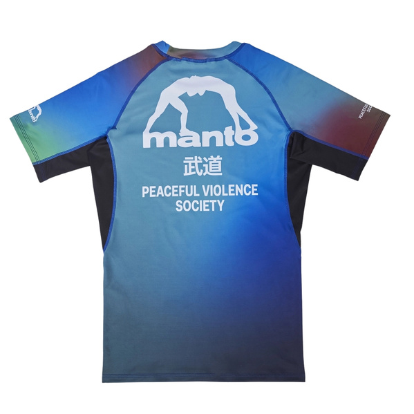 Rashguard z krótkim rękawem męski Manto Society Gradient