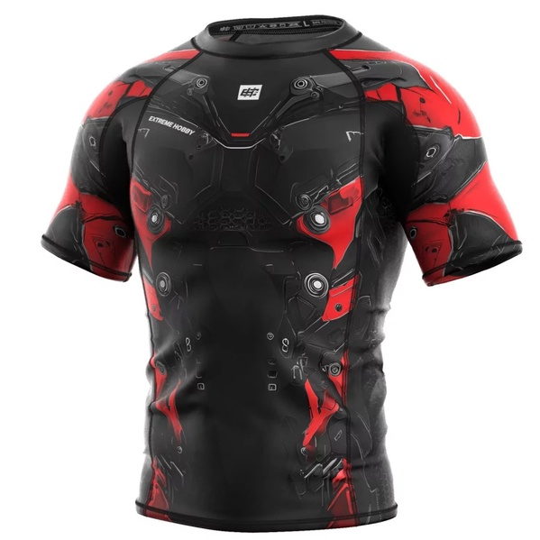 Rashguard męski Extreme Hobby Iron Force Czerwony