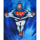 Rashguard z krótkim rękawem męski Ground Game Super Grappler Niebieski