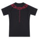 Rashguard z krótkim rękawem męski Manto Uroboros Czarny