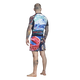 Rashguard z krótkim rękawem męski Manto Ivo Czarny