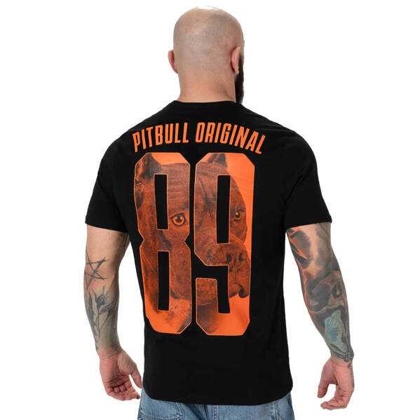 Koszulka męska Pit Bull Eighty Nine Dog Czarna