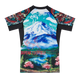 Rashguard z krótkim rękawem męski Manto Ivo Czarny