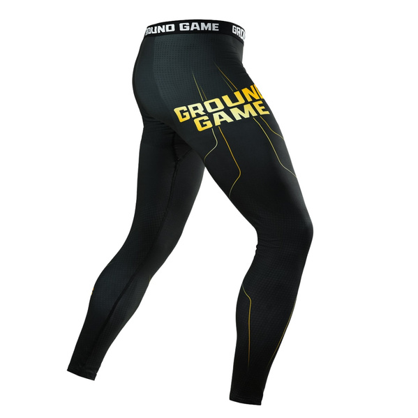 Legginsy męskie Ground Game Gold 2.0 Czarny