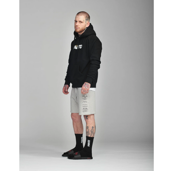 Bluza męska z kapturem Manto Angels Czarna