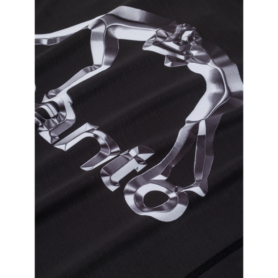 Rashguard z krótkim rękawem męski Manto Metal Czarny
