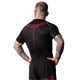 Rashguard z krótkim rękawem męski Manto Uroboros Czarny