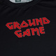 Rashguard z krótkim rękawem męski Ground Game Inferno Czarny