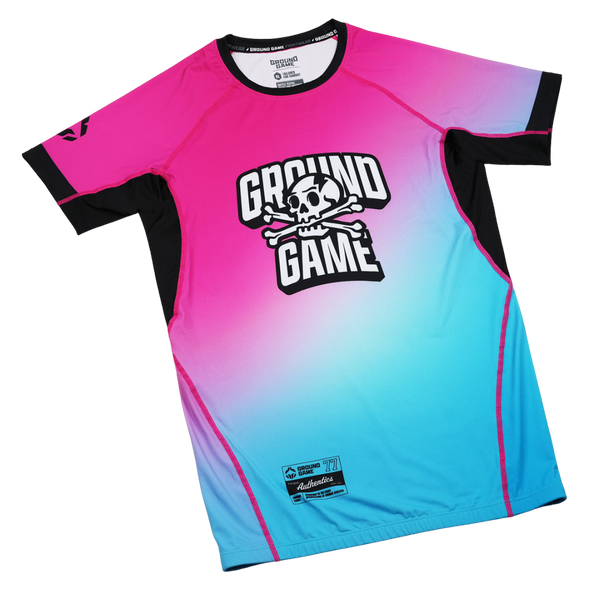 Rashguard z krótkim rękawem męski Ground Game Thunders