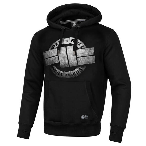 Bluza męska z kapturem Pit Bull Steel Logo