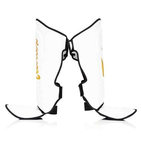 Ochraniacze na piszczele Fairtex x Booster Skintex FXB-SG Białe
