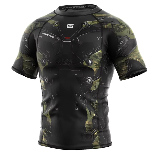 Rashguard męski Extreme Hobby Iron Force Zielony