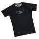 Rashguard z krótkim rękawem męski Ground Game Shadow Czarny