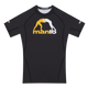 Rashguard z krótkim rękawem męski Manto Logo Czarny