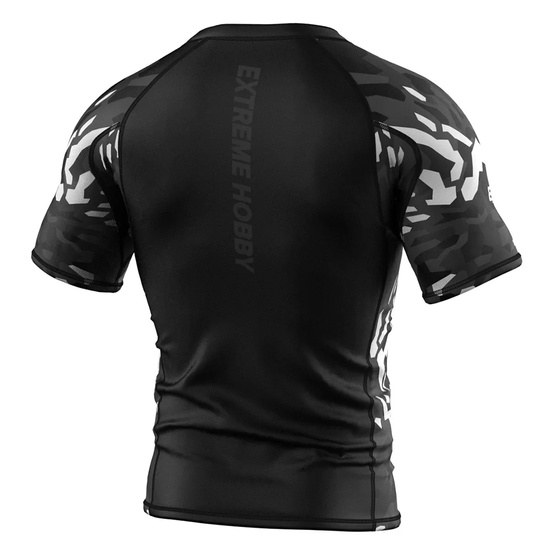 Rashguard męski Extreme Hobby Black Panther Czarny/Biały