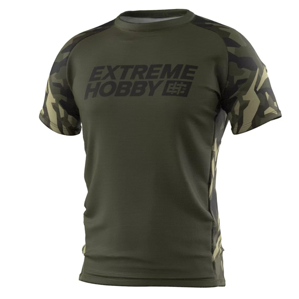 Koszulka techniczna męska Extreme Hobby Jungle Panther Khaki
