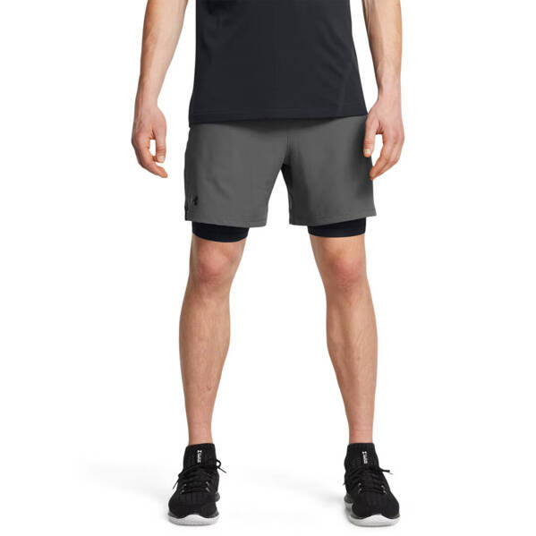 Spodenki męskie Under Armour Vanish 2in1 1373764 Szare