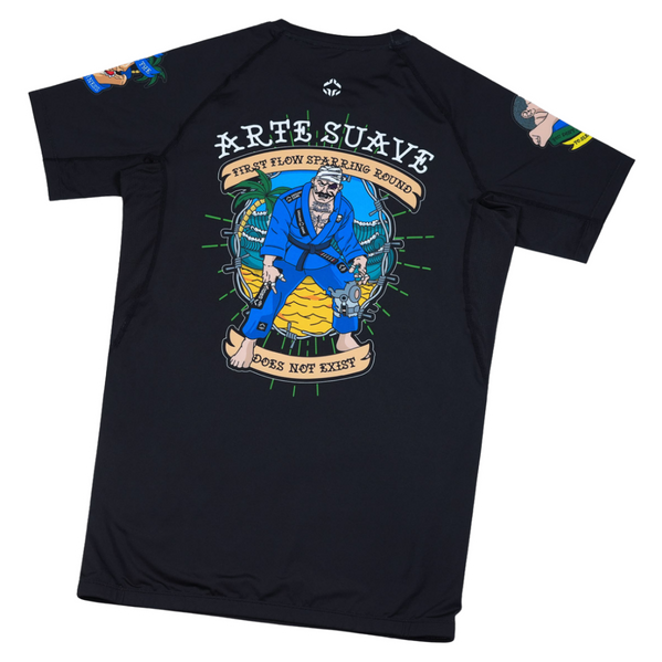 Rashguard męski Ground Game Injury Collector Czarny