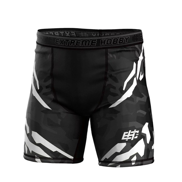 Spodenki Vale Tudo męskie Extreme Hobby Black Panther Czarne/Białe