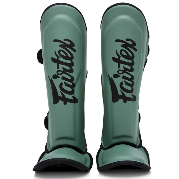 Ochraniacze na piszczele Fairtex x Booster Skintex FXB-SG Zielone