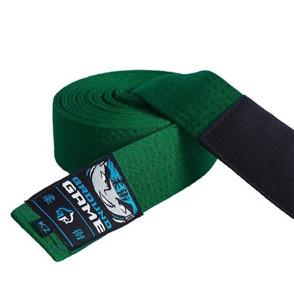 Pas do BJJ Ground Game dla dzieci (zielony)