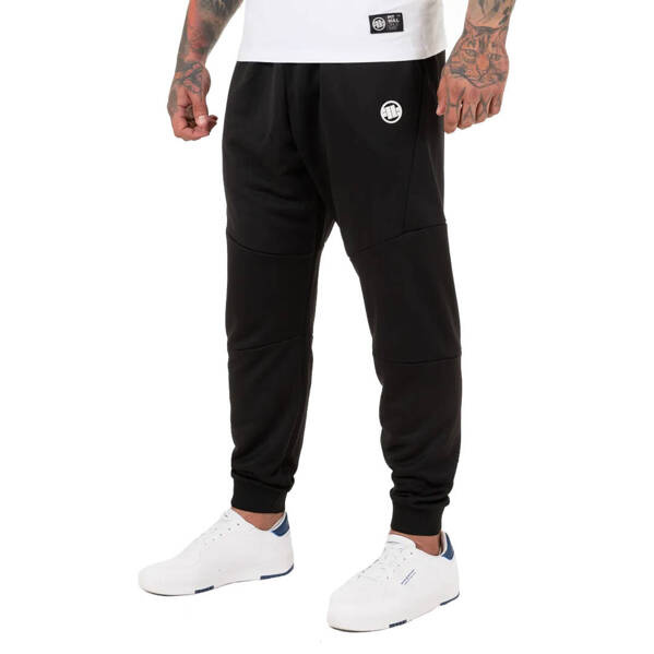 Spodnie dresowe męskie Pit Bull Oldschool Small Logo Czarne