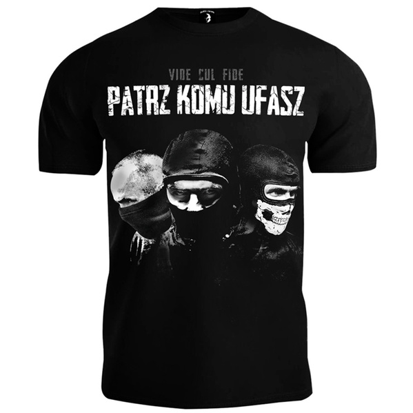 Koszulka męska Public Enemy Patrz Komu Ufasz Czarna