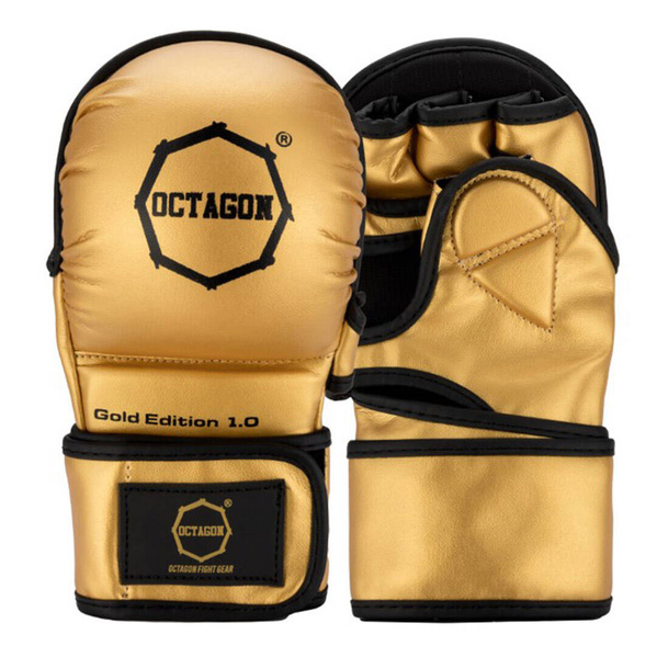 Rękawice sparingowe MMA Octagon Gold Edition 1.0 Złote