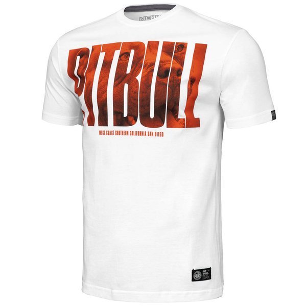 Koszulka męska Pit Bull Orange Dog