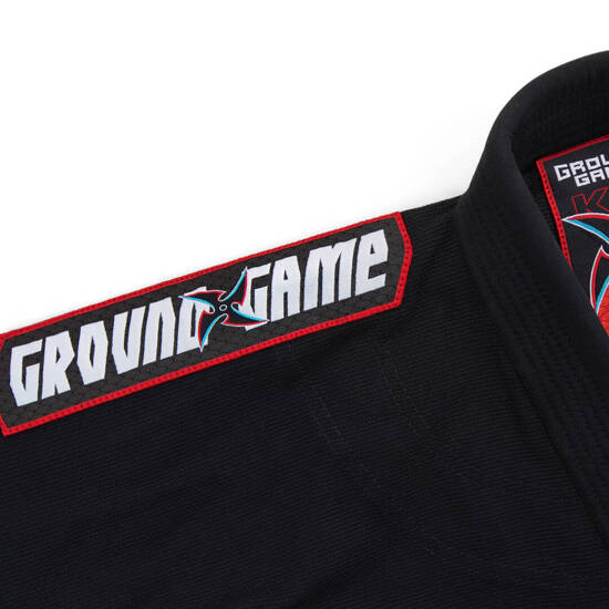 Kimono dla dzieci Ground Game Ninja Czarne