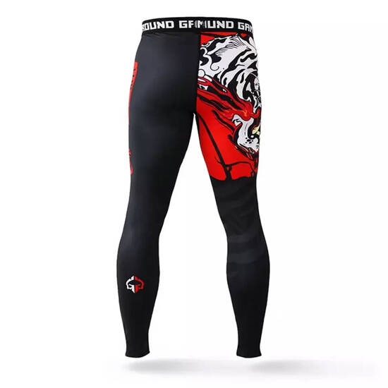 Legginsy męskie Ground Game White Tiger