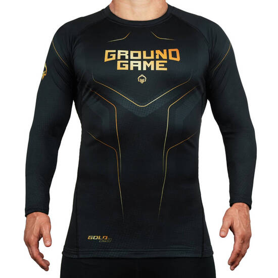 Rashguard z długim rękawem męski Ground Game Gold 2.0